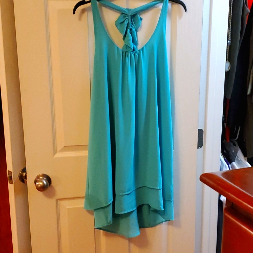 Teal sundress